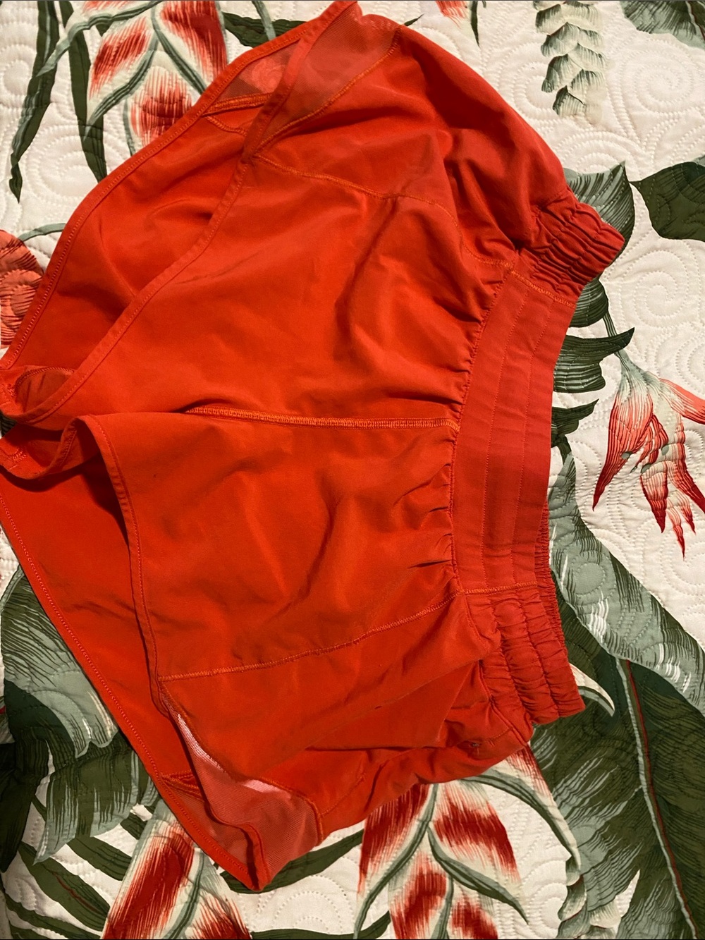 Bright Orange Athletic Shorts